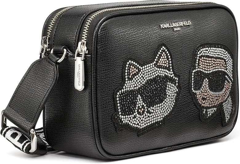 KARL LAGERFELD Bolsa tiracolo Maybelle Choupette, Preto Multi, One